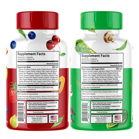 Terra Kai Organics Super Fruits & Veggies Capsules