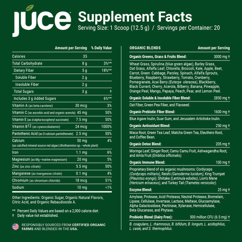 Júce Greens Organic Daily Superfood