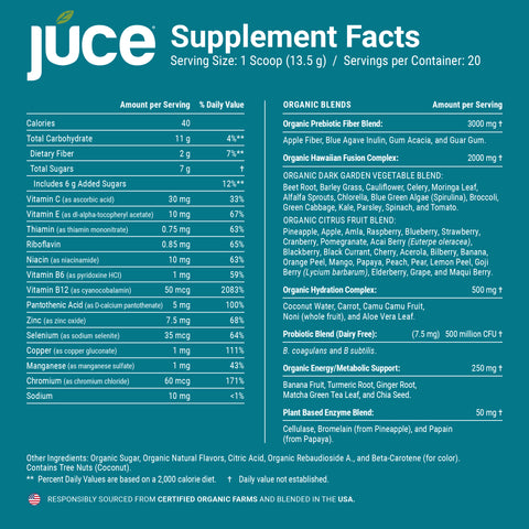 Júce Hydrate Organic Daily Superfood