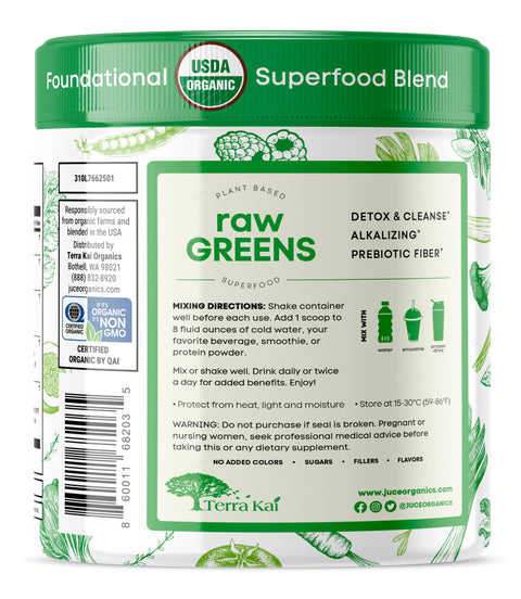 Júce Raw Greens Clean Superfood (30 servings)