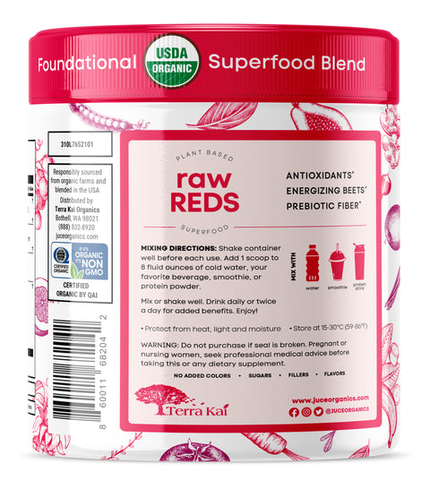 Júce Raw Reds Clean Superfood  (30 servings)