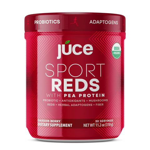 Júce Sport Reds Organic Plant-Based  Pea Protein Supplement Powder