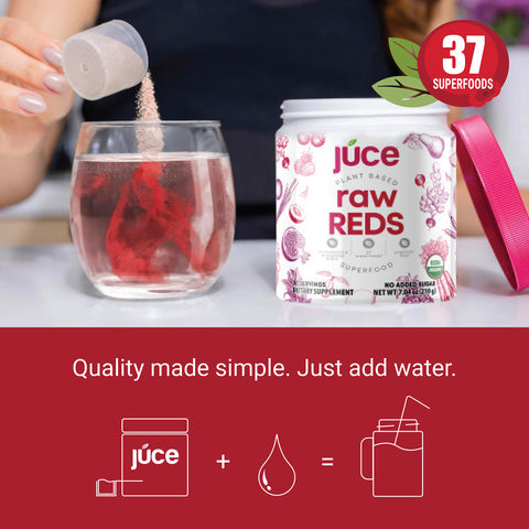 Júce Raw Reds Organic Superfood  (30 servings)