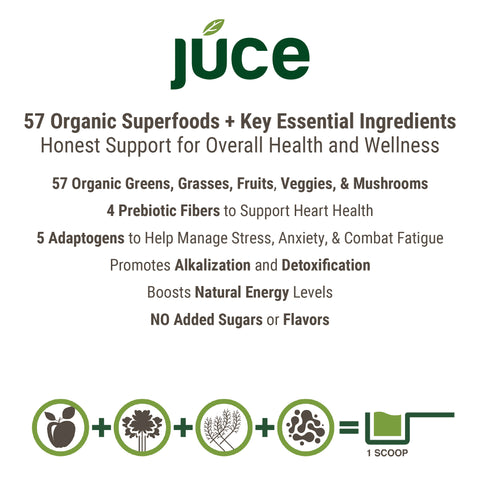 Júce Raw Greens Organic Superfood (30 servings)