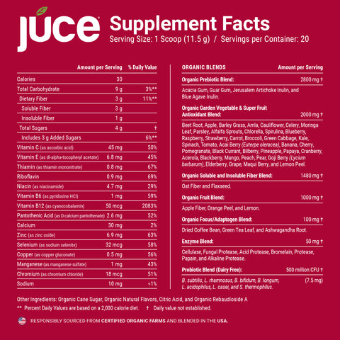 Júce Reds Organic Daily Superfood