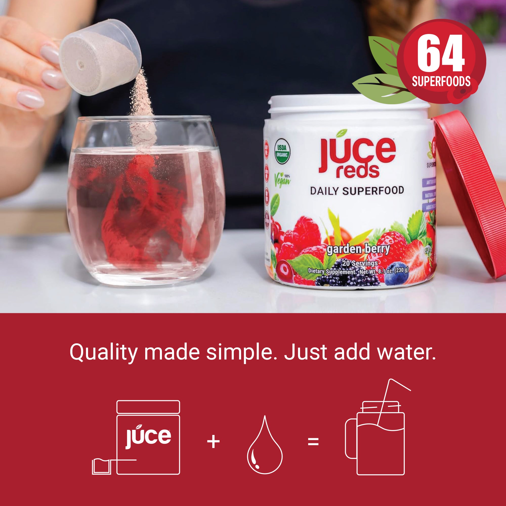 Júce Reds Organic Daily Superfood – Júce Organics
