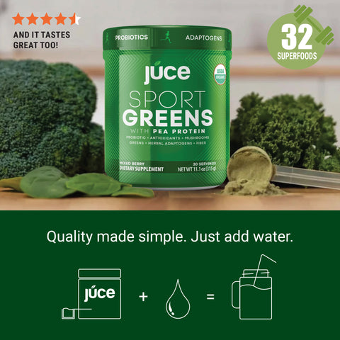 Júce Sport Greens Organic Supplement