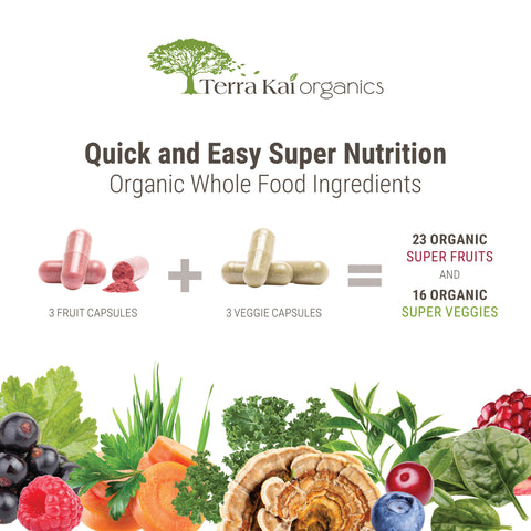 Terra Kai Organics Super Fruits & Veggies Capsules